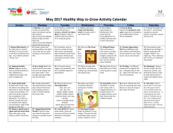 May 2017 - ABC Great Beginnings