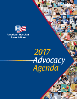 2017 AHA Advocacy Agenda - American Hospital Association