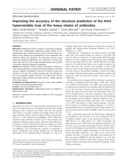 Improving the accuracy of the structure prediction of the third