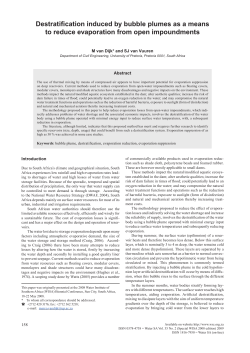 Destratification induced by bubble plumes as a means to