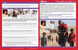 Study Guide for Grades K-3