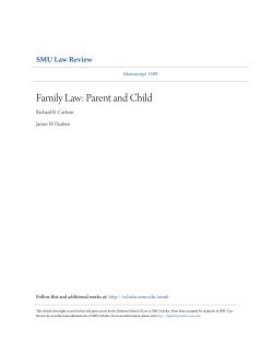 Family Law: Parent and Child