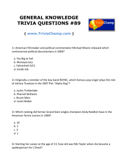 general knowledge trivia questions #89