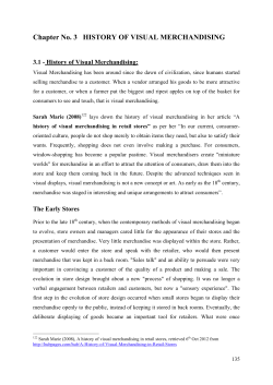 Chapter No. 3 HISTORY OF VISUAL