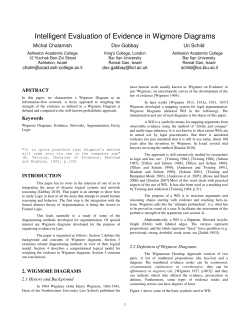 Intelligent Evaluation of Evidence in Wigmore Diagrams