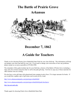 The Battle of Prairie Grove