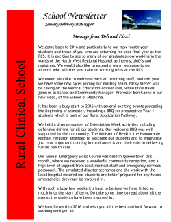 Rural Clinical School