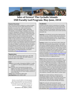 prospectus - Isles of Greece