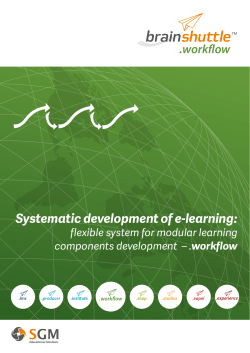 Systematic development of e-learning