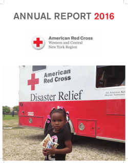 2016 Annual Report - American Red Cross