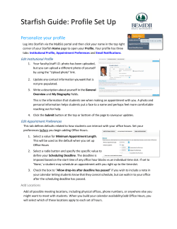 Set up Your Starfish Profile