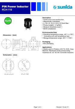 PDF Datasheet - Products