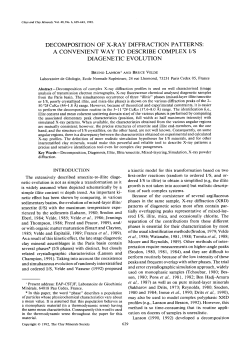 decomposition of x-ray diffraction patterns: a convenient