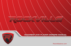 headrest dvd player owners manual