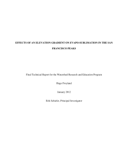 Final report - Northern Arizona University
