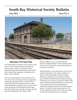 South Bay Historical Society Bulletin