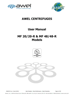 centrifugeuses awel