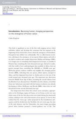 1 Introduction: Becoming human: changing - Beck-Shop