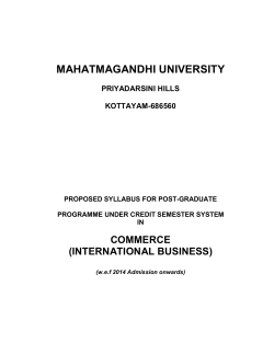 mahatmagandhi university
