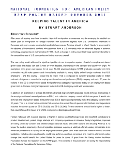 Keeping the Talent in America