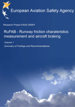 Runway Friction Characteristics Measurement
