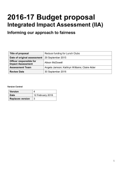 Post-consultation - Newcastle City Council