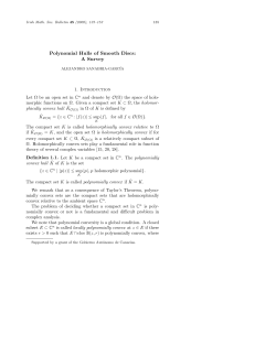 Polynomial Hulls of Smooth Discs: A Survey