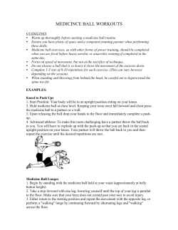 Medicine Ball Workouts