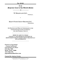 Brief amicus curiae of Papool S. Chaudhari filed.