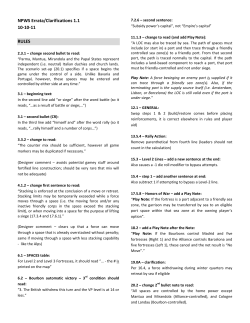 Errata - Compass Games