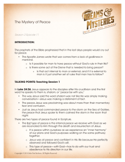 The Mystery of Peace