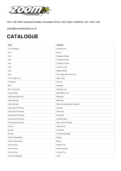 PDF - Zoom Karaoke