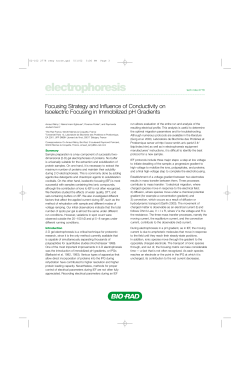 electrophoresis - Bio-Rad