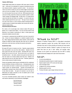 MAP Parent Brochure
