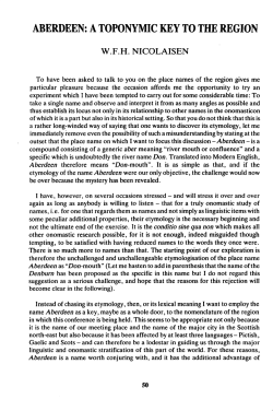 pp. 50-63 - The Scottish Society for Northern Studies