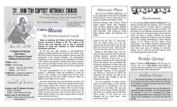 Sunday, June 12, 2016 - saint john the baptist russian orthodox church