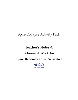 Spire Collapse Activity Pack