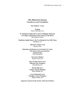 Historical - Network of Sacred Heart Schools