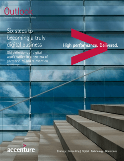 Six Steps to Becoming a Truly Digital Business