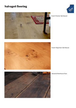 Salvaged flooring - The Deluxe Group