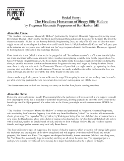 Social Story: The Headless Horseman of Sleepy Silly Hollow