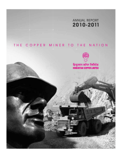 Annual Report 2010-2011 - Hindustan Copper Limited
