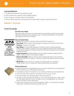 study guide: eNgiNeeRed WOOd