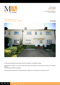 morrisarmitage.co.uk King George Avenue, Newmarket, Suffolk