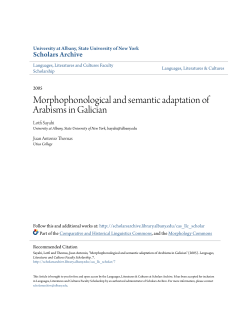 Morphophonological and semantic adaptation of
