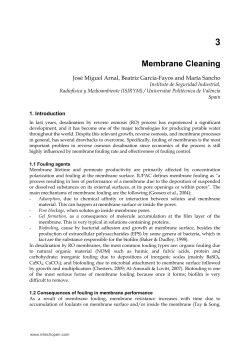 Membrane Cleaning