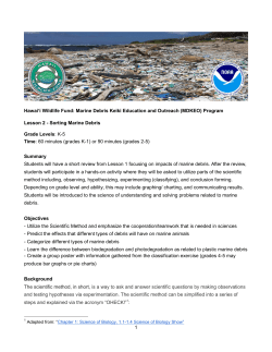 Marine Debris Keiki Education and Outreach (MDKEO) Program
