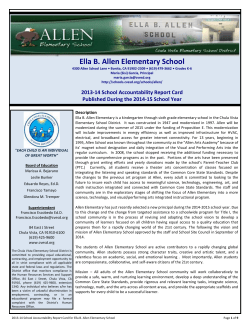 Ella B. Allen Elementary School - Chula Vista Elementary School