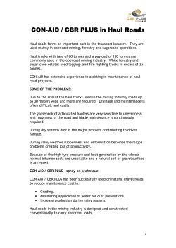 CON-AID / CBR PLUS in Haul Roads AID / CBR - Con