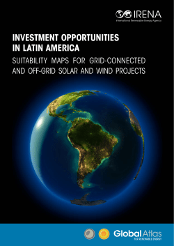Investment Opportunities in Latin America: Suitability Maps